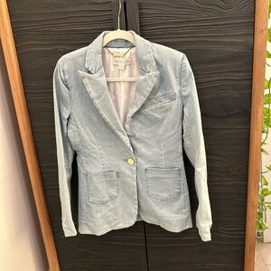 The Cutest Denim Blazer